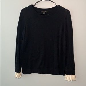 Banana Republic Black Sweater with Cuffs